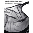 thumbnail image 4 of DELIMIRA Women's Sheer Mesh Bra See Through Plus Size Sexy Full Coverage Underwire Unlined Bras, 4 of 5