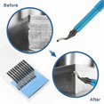 thumbnail image 2 of Deburring Tool Kit, 6-1/2Inch Metal Handle Chamfer Tool for Resin Aluminum Brass Plastic Pipes Tube Hole 3D Art, 2 of 5