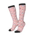 thumbnail image 2 of Daiia Sports Socks Girl Rabbit Printed Novelty Crew Socks for Men Women Knee High Socks Cotton Socks Soft & Breathable Support Unisex Socks, 2 of 9
