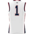 thumbnail image 3 of Youth GameDay Greats White #1 Gonzaga Bulldogs Lightweight Basketball Jersey, 3 of 4