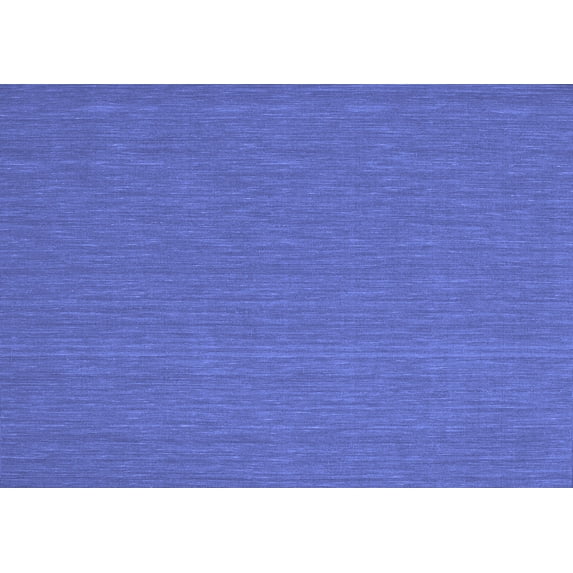 Ahgly Company Machine Washable Indoor Rectangle Abstract Blue Contemporary Area Rugs, 7' x 10'