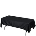 thumbnail image 4 of Balsa Circle 60" x 102" Polyester Rectangular Tablecloth Black, 4 of 9