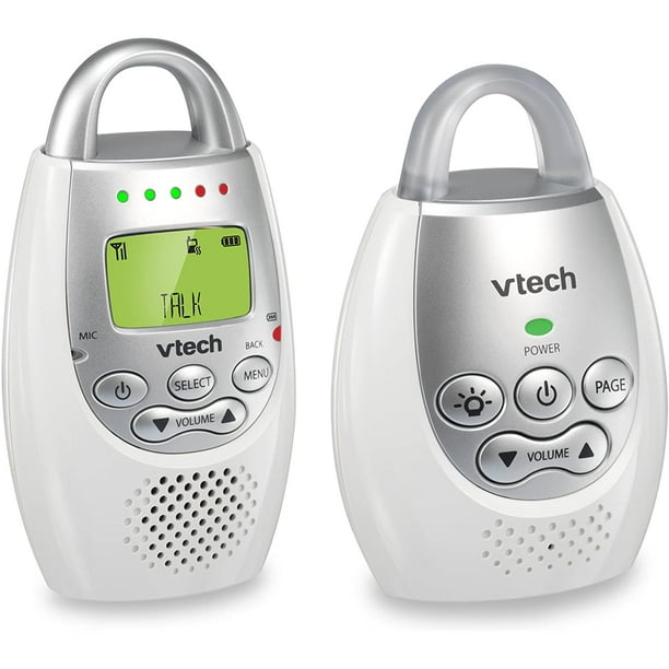 Vtech Dm221 Audio Baby Monitor With Up To 1 000 Ft Of Range Vibrating Sound Alert Talk Back Intercom Night Light Loop Walmart Com Walmart Com