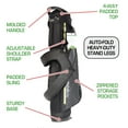 thumbnail image 3 of Club Champ 6.5" Golf Stand Bag, 4 Way Divider, Black, 3 of 9