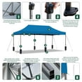 thumbnail image 6 of Erommy 10' x 20' Pop Up Canopy Tent,Easy up Heavy Duty Canopy with Roller Bag, 6 Sand Bags, Outdoor Canopies for Festival, Event, Blue, 6 of 9
