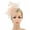 C, variant on Fdelink High Quality Party Headband Polyester Feather Fascinator, White