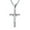 1. Black, variant on Crucifix Cross Necklace for Men Stainless Steel Christian Jesus Piece Pendant Jewelry Gift for Father Friends Christmas with Sturdy Box Chain