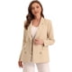 thumbnail image 1 of Disfraz de Navidad para Mujer Allegra K Chaqueta Formal Albaricoque M, 1 of 6