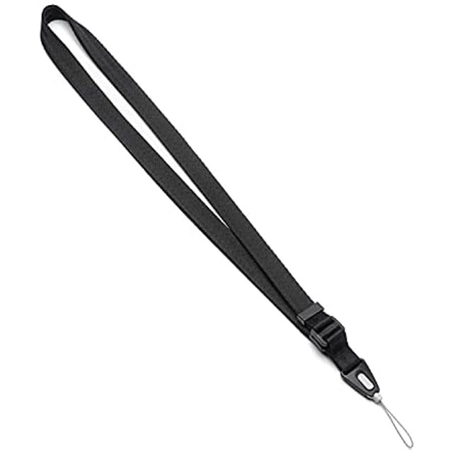 Ringke Lanière Réglable pour Cou Main Poignet pour Étui de Cellulaire, Appareils Photo, Clés - Noir