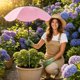 thumbnail image 1 of MTBLYS Sombrilla para plantas de exterior | Protección solar ajustable | 65 cm de diámetro | Sombrilla de jardín para macetas | Cubierta de sombra para plantas en maceta | Maceta, 1 of 7