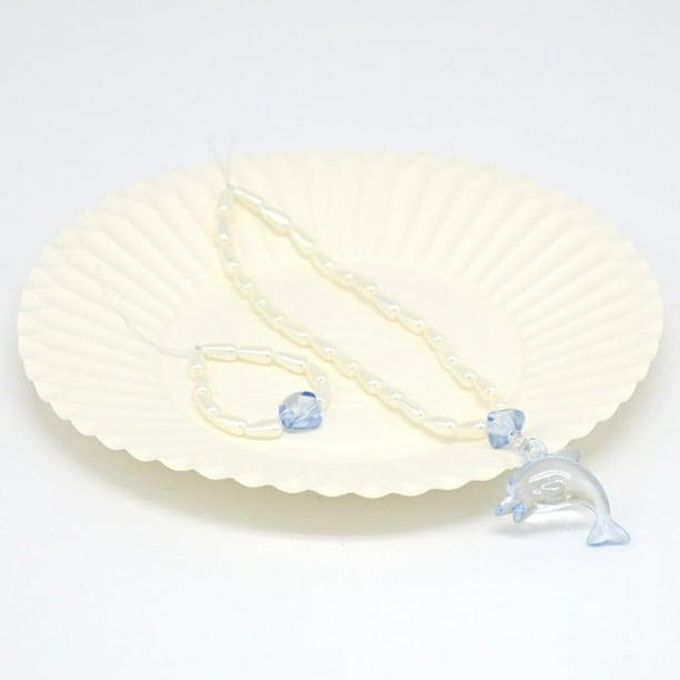 Set de Joyería y Collar CUTICAT para muñecas de 18 pulgadas Azul claro