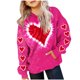 thumbnail image 1 of Sudadera con capucha para niños, camiseta de manga larga con estampado de cuello redondo para niños y niñas mayores, sudadera con capucha, top de poliéster para niña, 1 of 4