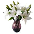 thumbnail image 2 of SDJMA 13.7" Artificial Silk White Flower Bouquet (10 Count), 2 of 9