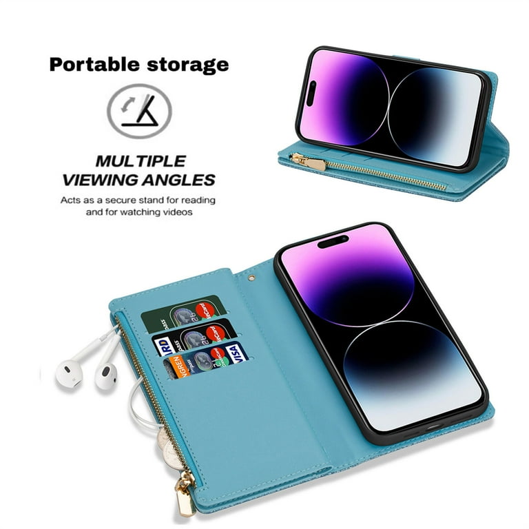 BLOTECH Brillantini Portafoglio Case for iPhone 12 Mini Bling