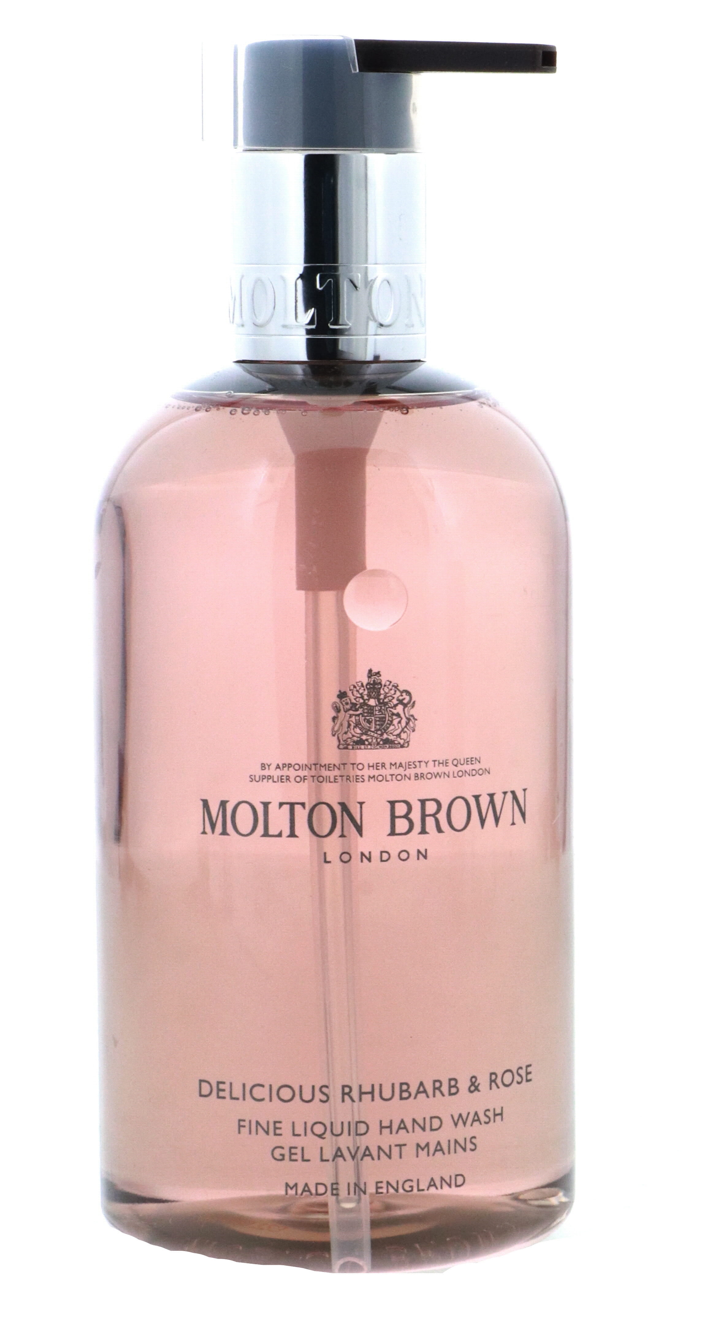 Delicious Rhubarb & Rose Fine Liquid Hand Wash by Molton Brown for Women - 10 oz Hand Wash