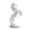 White, variant on Anti-fade Horse Figurine Precisely Detail Resin Attract Luck Wealth Standing Miniature Horse for Home