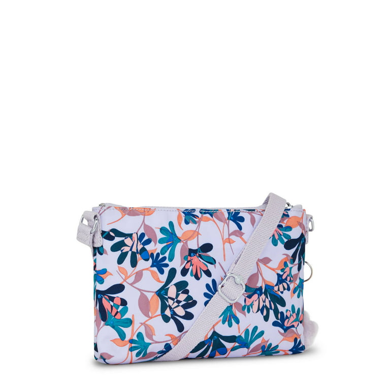 Kipling Women's Mikaela Printed Nylon Crossbody Bag with Adjustable Strap
