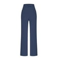 thumbnail image 3 of JUSLIO Pants for Maternity Pants for Women Casual Comfortable Blue M(US:10), 3 of 7