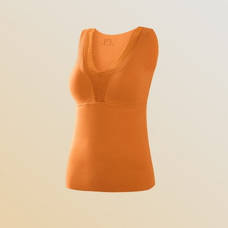 

thermal underwear for men long johns lingerie for women Women s Calcined Color Thermal Vest Women s Bra Cushion V-neck Lace Seamless Thermal Underwear Vest