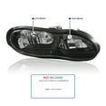 thumbnail image 3 of Spec-D Tuning Black Clear Headlights Compatible with 1998-2002 Chevy Camaro Z28 L+R Pair Head Light Lamp Assembly, 3 of 6