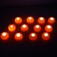 thumbnail image 4 of 12 velas LED de calabaza para Halloween - decoración espeluznante para fiestas, interior y exterior, luces intermitentes blancas, baterías incluidas, 4 of 7