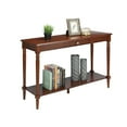 thumbnail image 4 of Convenience Concepts French Country 1 Drawer Console Table with Shelf, Driftwood/White Wood Finish, 4 of 7