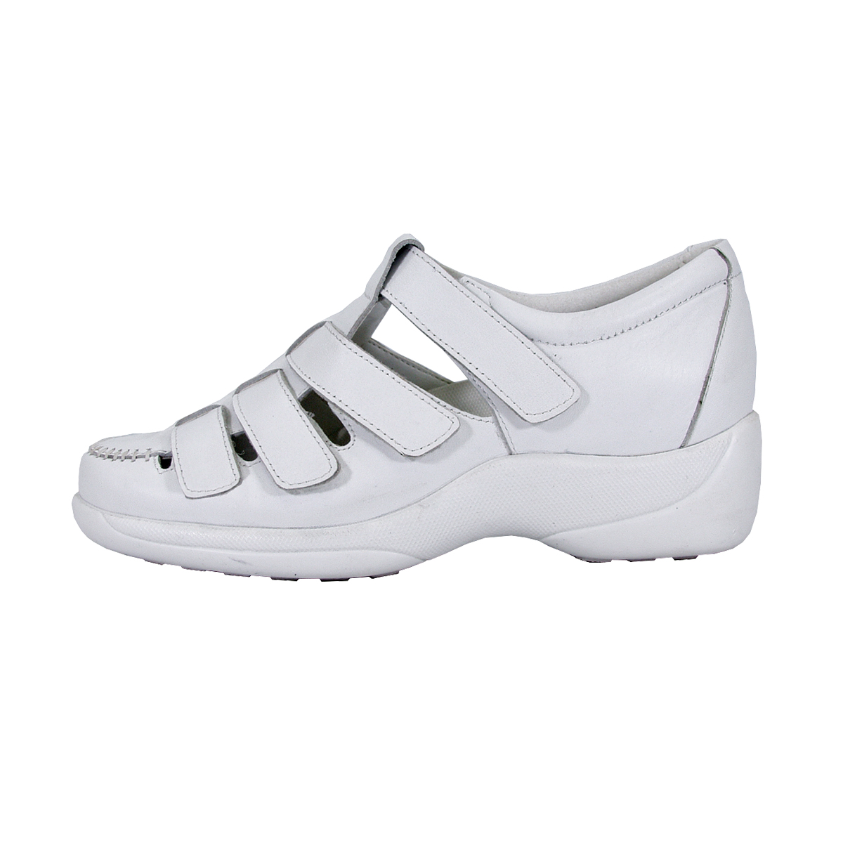 24 HOUR COMFORT Audrey Wide Width Comfort Shoes For Work and Casual Attire WHITE 7