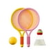 thumbnail image 4 of Juego de bádminton y tenis para niños con pelota y volante, regalo de raqueta de tenis. rosa amarillo, 4 of 9