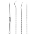 thumbnail image 2 of Juego de 4 palillos de dientes de metal para exteriores, caja de almacenamiento portátil para el cuidado bucal, 2 of 14