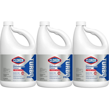 Clorox Turbo Pro™ Bleach-Free Disinfectant Cleaner for Sprayer Devices, 121 Oz, Case Of 3