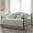 Mayfair, variant on Home Soft Things 6-Piece Reversible Quilted Daybed Set w/ Bedskirt, Shams & Pillow - Emma Teal, 75"x39"