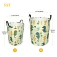 thumbnail image 5 of Balery Seahorse Round Laundry Basket with Handles Waterproof Freestanding Laundry Hamper for Clothes Toys in the Dorm and Family-Medium, 5 of 8