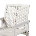 thumbnail image 5 of Modern Chevron Terrace Chair, 2-piece set - white washed, suitable for outdoor use, 5 of 5