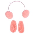 thumbnail image 4 of Accesorios de fotografía infantil, juego de auriculares con zapatilla para bebé, accesorios de fotografía, zapatilla, accesorio de fotografía, construcción robusta, 4 of 8