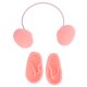 thumbnail image 1 of Accesorios de fotografía para recién nacidos, juego de auriculares con pantuflas para bebés, accesorios de fotografía para bebés, accesorios de fotografía creados con maestría, 1 of 14