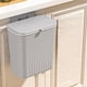 thumbnail image 1 of Cubo de Basura de Cocina, Puerta de Armario para el Hogar, Cubierta Deslizante Colgante, Cubo de Almacenamiento, Cubo de Basura, Cubo de Basura Montado en la Pared, Gris, 1 of 10