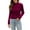 Wine, variant on Bovemsi Womens Sweaters For Women Knit Crew Neck Long Sleeve Soft Pullover Sweater Fall Sweaters
