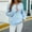 Sky Blue, variant on Women'S Knit Sweater Long Sleeve Button V Neck Loose Casual Sweaters Fall Pink L