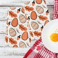 thumbnail image 3 of Toalla de cocina Farfi de microfibra suave con absorción de agua, con estampado de conejo de Pascua, para uso diario (tipo I), 3 of 8