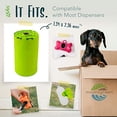thumbnail image 3 of Bolsa para excrementos de perro, color verde luna, compostable, 240 unidades, bolsas de recambio, 3 of 7