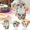 thumbnail image 3 of OUNONA 1Pack Animal Plushies Snow Leopard Appearance for Home Decor and Soft Design White Color, 3 of 6