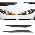 thumbnail image 7 of TINKI Soft Real Carbon Fiber Front Headlight Eyebrow Panel Trim Decal Fit for Chevrolet Corvette C8 2020-2023, Car Front Headlamp Eyebrow Trim Sticker Accessories, 7 of 7