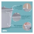 thumbnail image 3 of Arenero Para Gato Caja De Arena Grande Con Pala Esquimal Pets Color Gris, 3 of 6