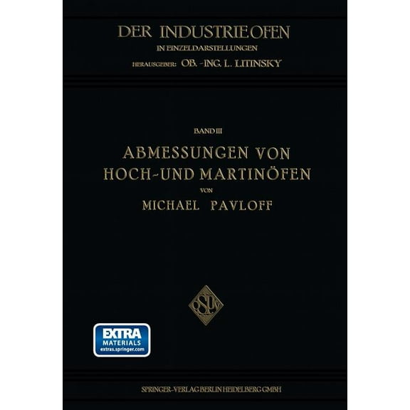 Abmessungen Von Hoch- Und MartinÃ¶fen, (Paperback)
