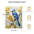 thumbnail image 2 of JRXY Colorful Bird on Peach Blossom Branch,Living Room Or Bedroom Wall Art, Nature Theme Post Canvas Art Poster And Wall Art Picture Print Modern Family Bedroom Decor Posters 16x20 in, 2 of 5