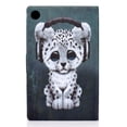 thumbnail image 3 of SaniMore for Lenovo Tab M10 10.1 inch 3rd Generation TB-328F Wallet Case, Auto Wake/Sleep Flip Folio Case Card Holder Kickstand PU Leather Tablet Cover Shockproof TPU Fashion Case, Music Panther, 3 of 12
