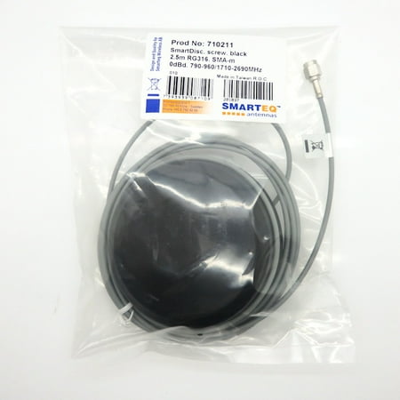 

SmartEQ Wireless LTE Aerial 2G/3G/4G Male SMA Black Screw SmartDisk 710211