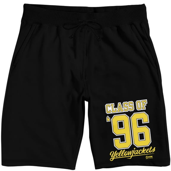 Yellowjackets Class of 96 Yellowjackets lounge short on Black Adult-Small