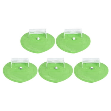 Uxcell 5Pack Urinal Screen Deodorizer, Anti-Splash Scented Mat Urinal Cakes, Green