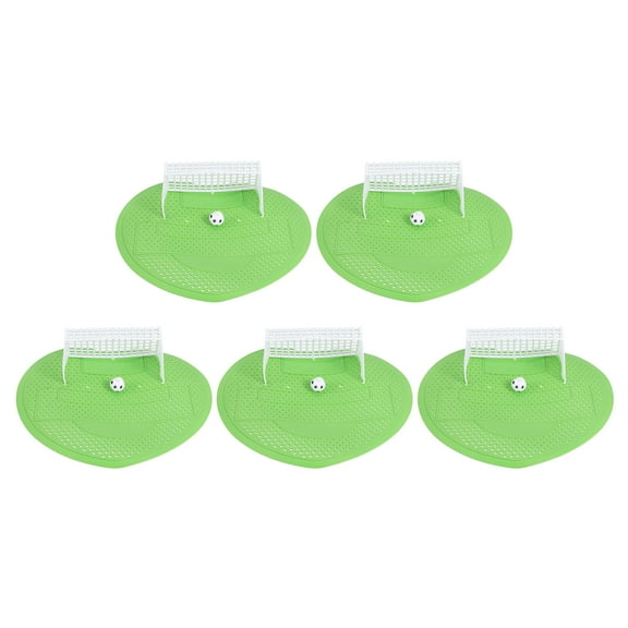 Uxcell 5Pack Urinal Screen Deodorizer, Anti-Splash Scented Mat Urinal Cakes, Green